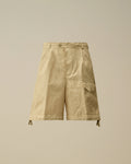 50 Fili Wax Cargo Shorts, FROZEN DEW - WHITE
