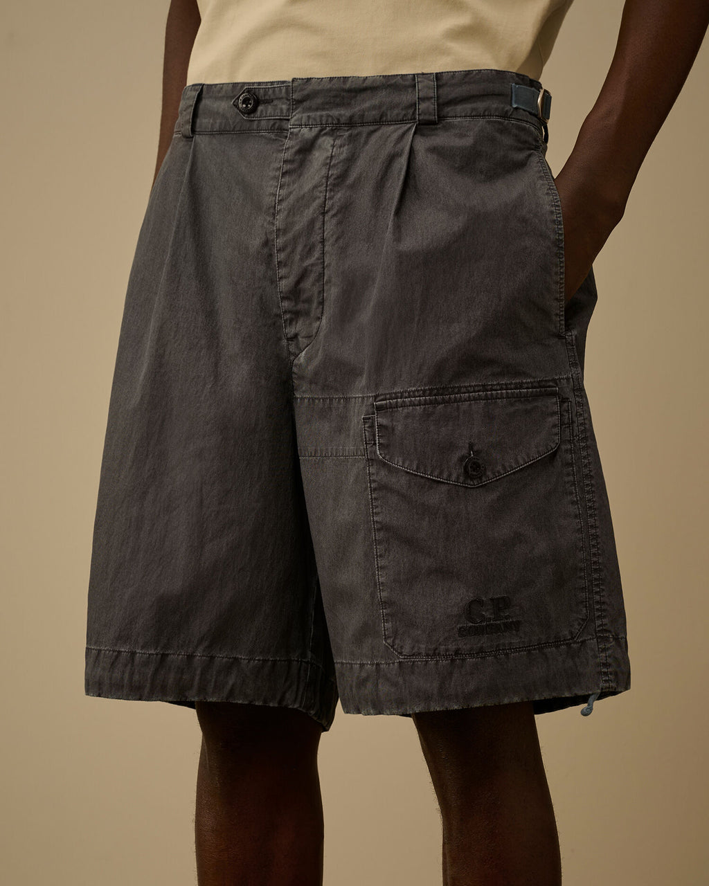 50 Fili Wax Cargo Shorts, MIDNIGHT NAVY - BLUE