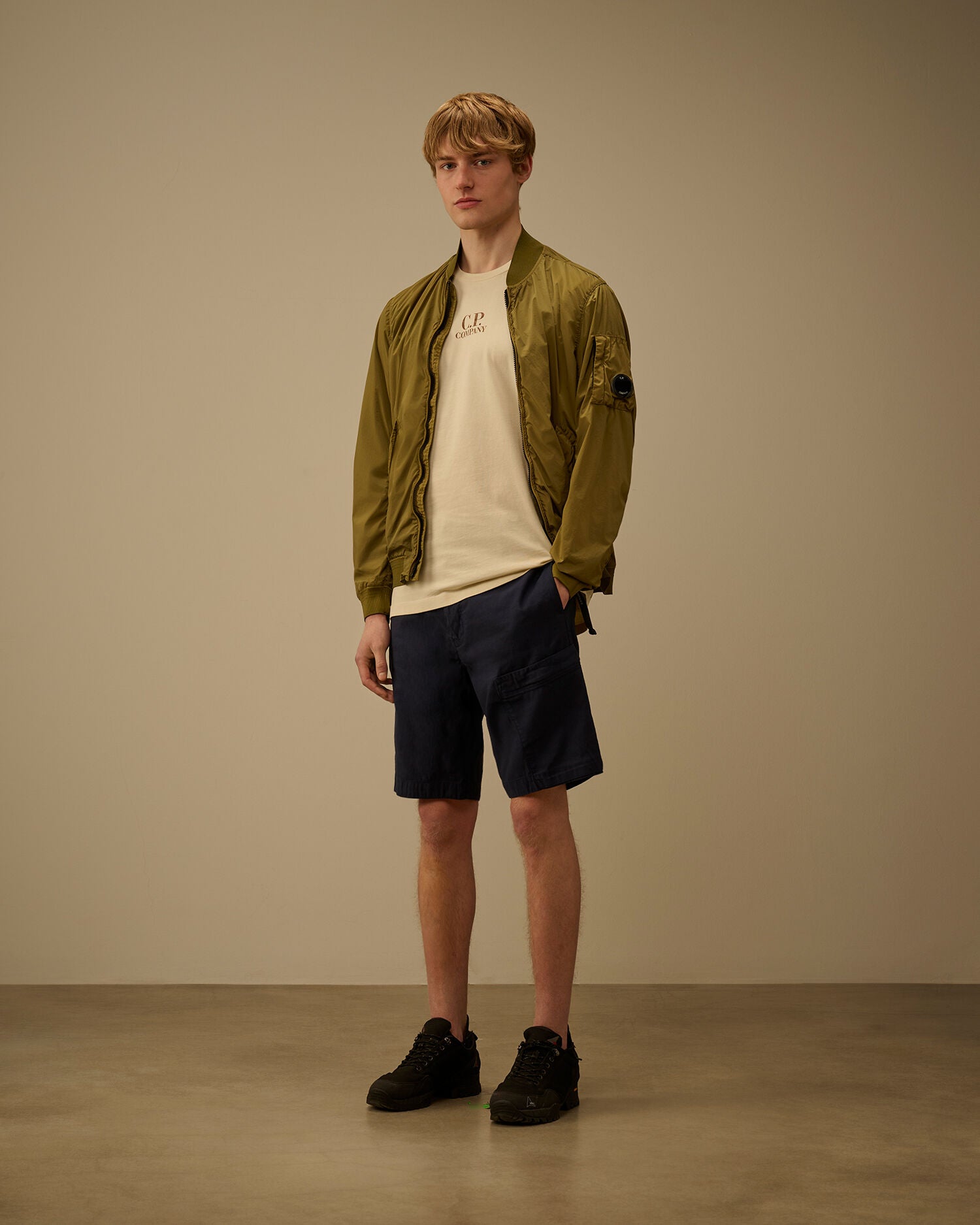 Ottoman Regular Cargo Shorts, MIDNIGHT NAVY - BLUE
