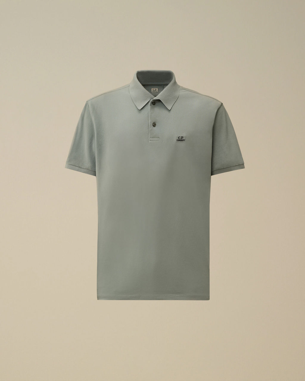 Stretch Piquet Short Sleeve Point Collar Polo, SILVER BLUE