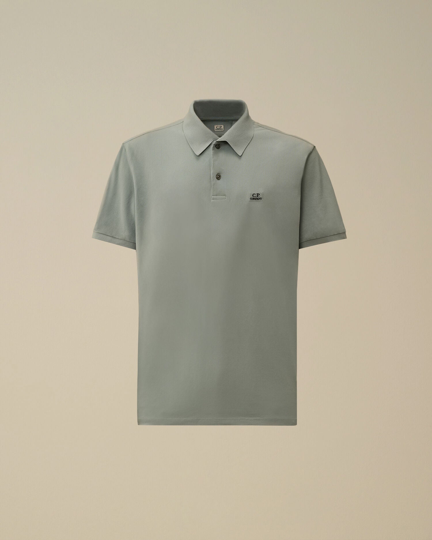 Stretch Piquet Short Sleeve Point Collar Polo, SILVER BLUE