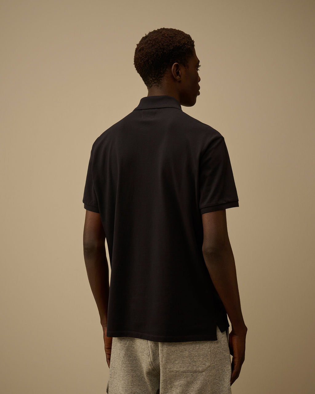 Stretch Piquet Short Sleeve Point Collar Polo, TOTAL ECLIPSE - BLUE