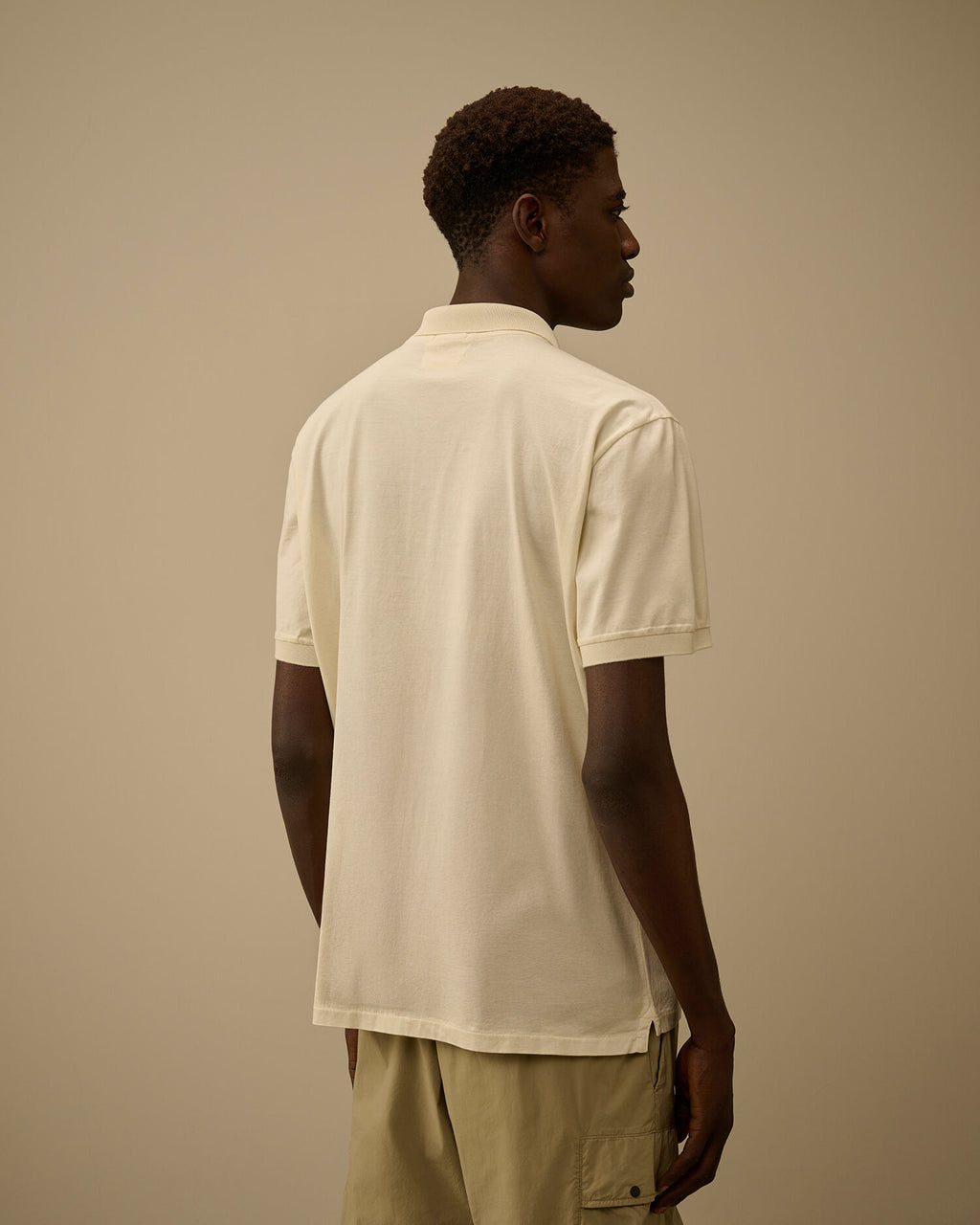 70/2 Mercerized Jersey Gasato Short Sleeve Polo, FROZEN DEW - WHITE