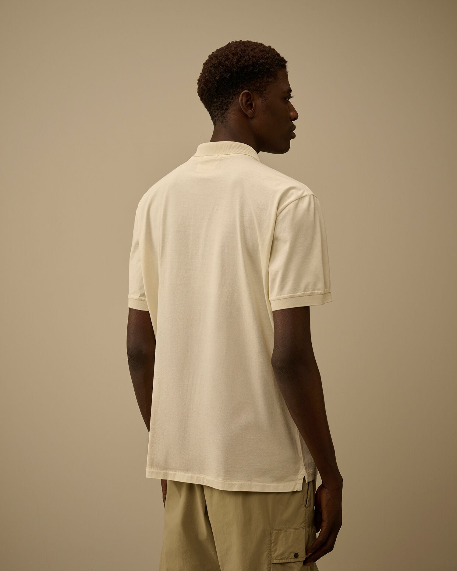 70/2 Mercerized Jersey Gasato Short Sleeve Polo, FROZEN DEW - WHITE