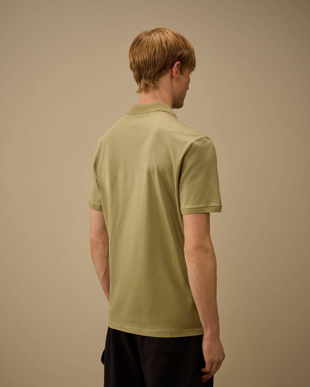 70/2 Mercerized Jersey Gasato Short Sleeve Polo, MOSS GRAY - GREEN