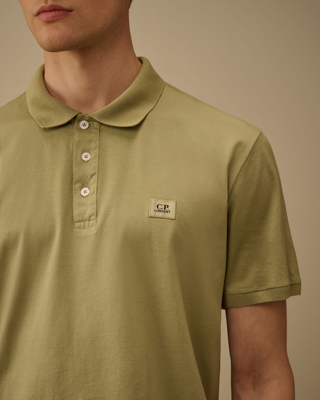 70/2 Mercerized Jersey Gasato Short Sleeve Polo, MOSS GRAY - GREEN