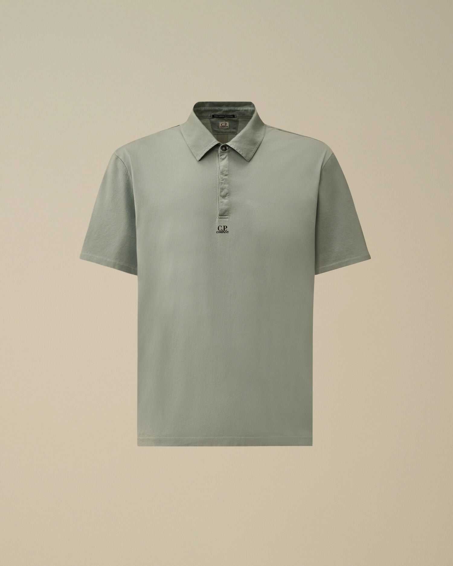 70/2 Mercerized Jersey Gasato Short Sleeve Logo Polo, SILVER BLUE