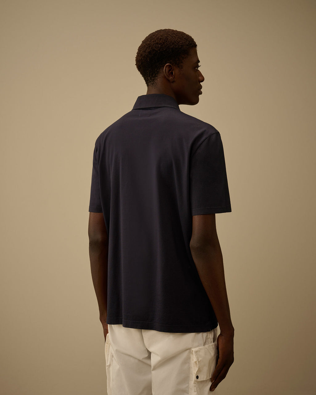 70/2 Mercerized Jersey Gasato Short Sleeve Logo Polo, TOTAL ECLIPSE - BLUE
