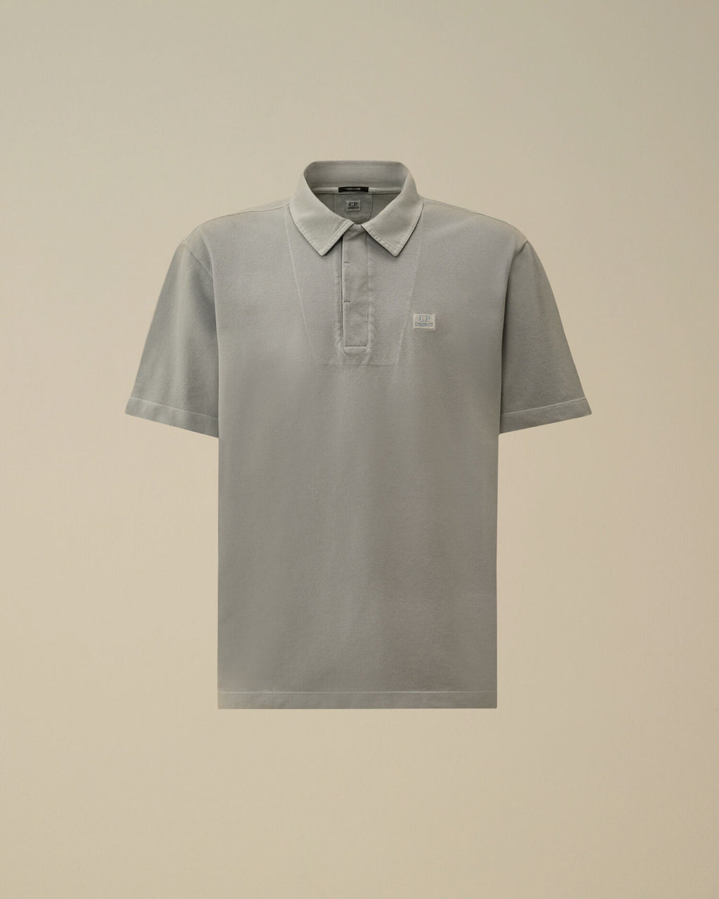 24/1 Piquet Button Short Sleeve Polo, SILVER BLUE