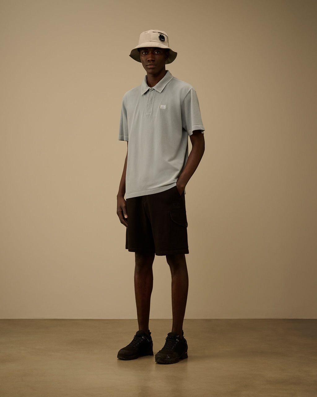 24/1 Piquet Button Short Sleeve Polo, SILVER BLUE