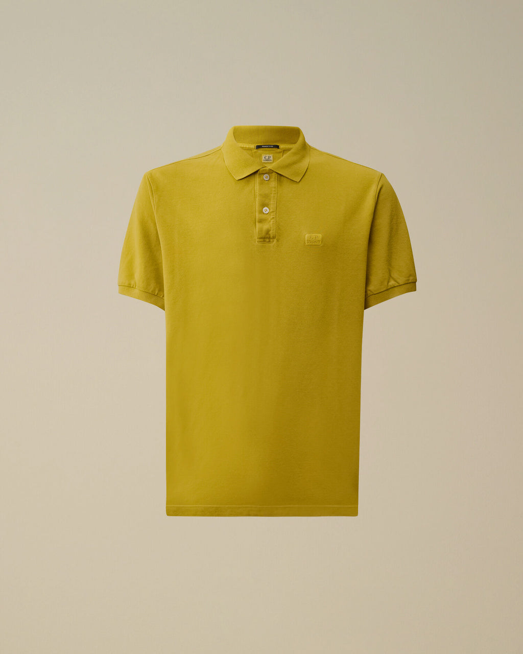 24/1 Piquet Pigment Dyed Short Sleeve Polo, ANTIQUE MOSS -YELLOW
