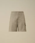Diagonal Raised Fleece Cargo Sweatshorts, GREYSTONE MELANGE
