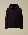 Diagonal Raised Fleece Zip Hooded Sweatshirt, TOTAL ECLIPSE - BLUE