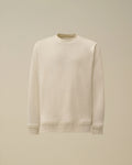 Diagonal Raised Fleece Crewneck Sweatshirt, GAUZE WHITE