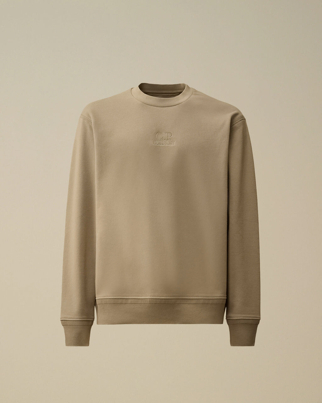 Diagonal Raised Fleece Crewneck Sweatshirt, DOVE - GREY