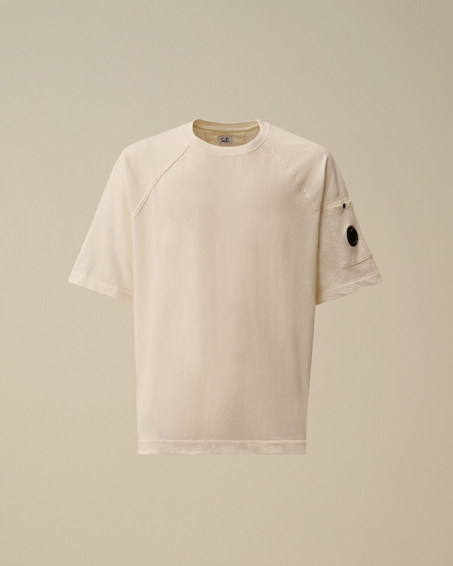 Light Fleece Short Sleeve Sweatshirt, GAUZE WHITE