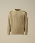 Heavy Piquet Pigment Dyed Mockneck Sweatshirt, MOSS GRAY - GREEN