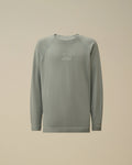 Heavy Piquet Pigment Dyed Mockneck Sweatshirt, SILVER BLUE