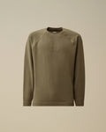 Heavy Piquet Pigment Dyed Mockneck Sweatshirt, GUNMETAL - GREY