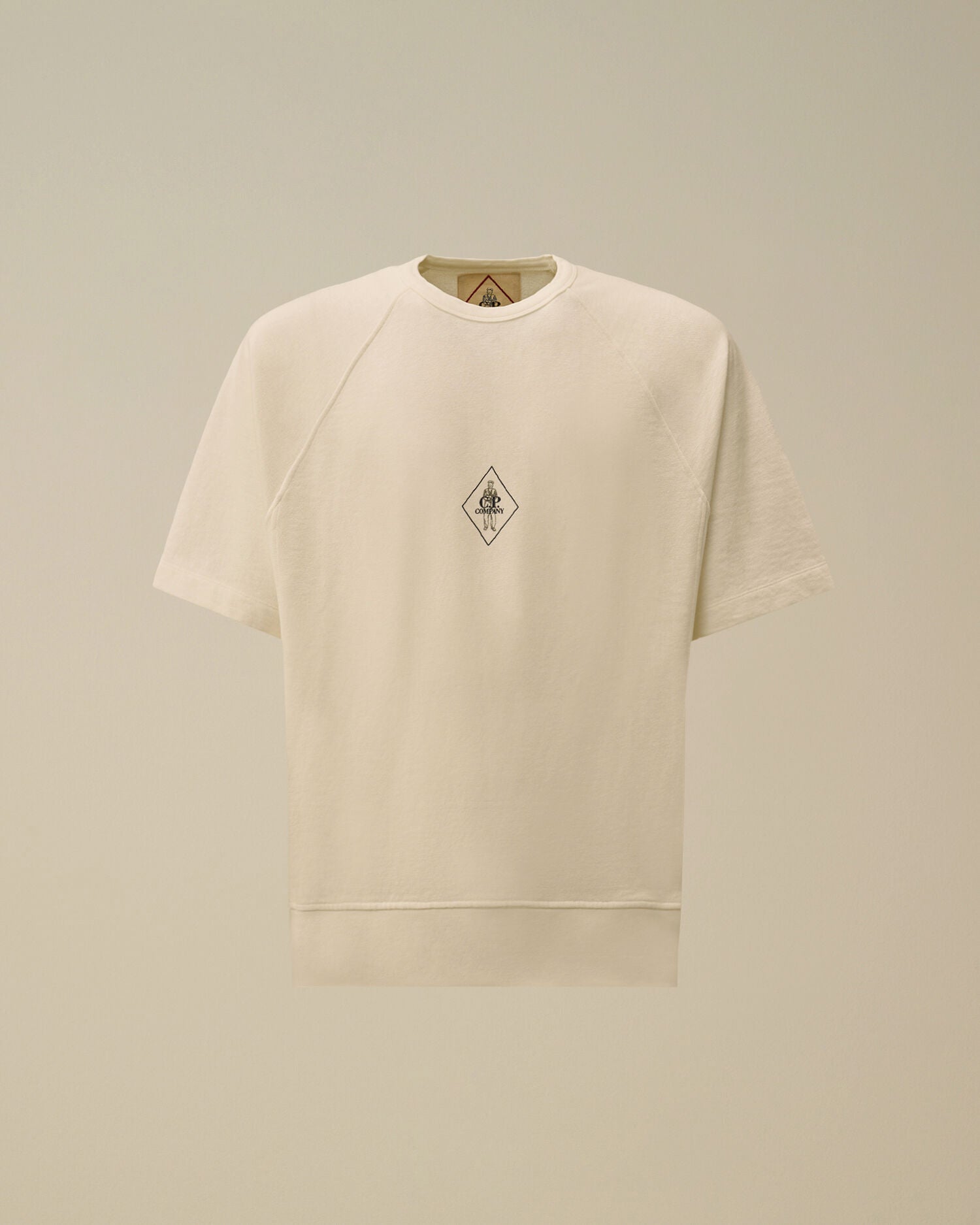 Malfilè Fleece Short Sleeve Sweatshirt, GAUZE WHITE