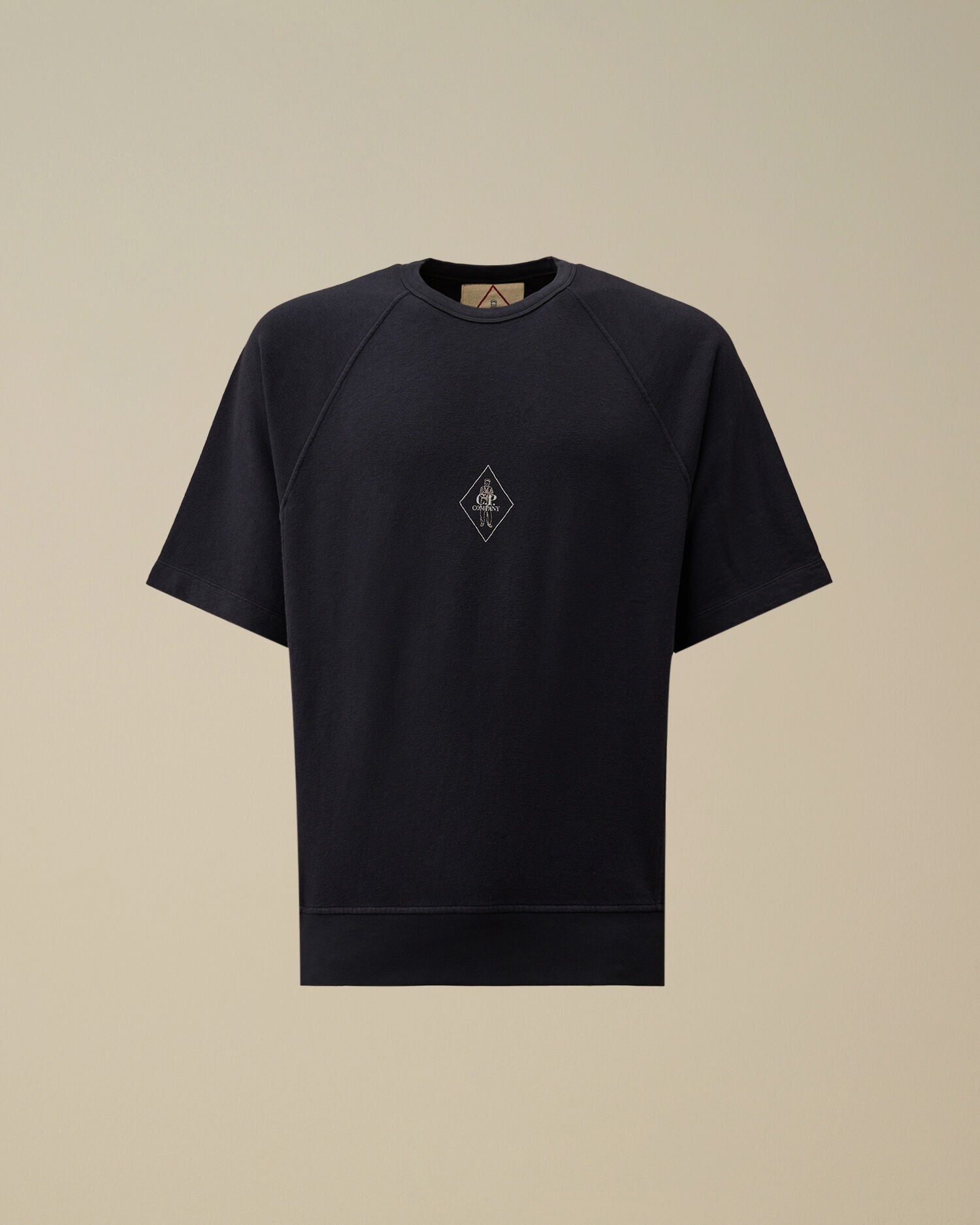 Malfilè Fleece Short Sleeve Sweatshirt, MIDNIGHT NAVY - BLUE