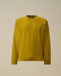 Heavy Jersey Plated Crewneck Sweatshirt, ANTIQUE MOSS -YELLOW