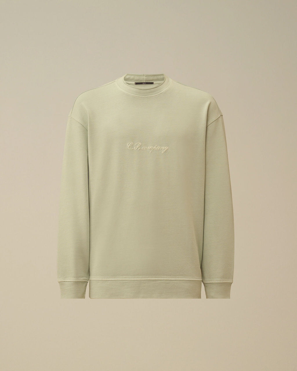 Combed Jersey 10/2 Boxy Mockneck Sweatshirt, MISTY BLUE