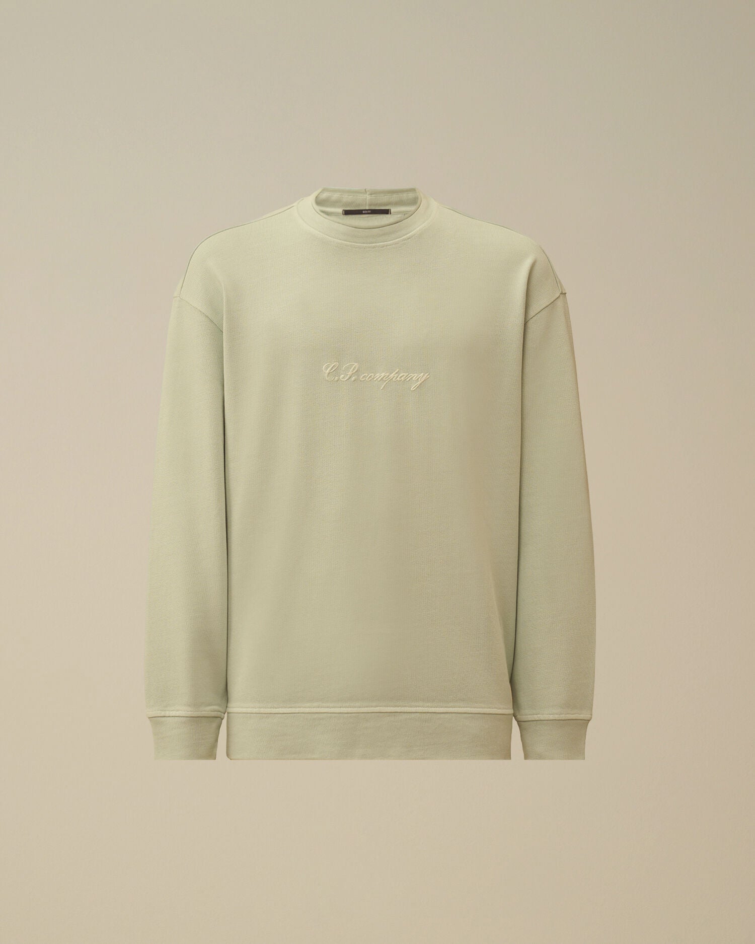 Combed Jersey 10/2 Boxy Mockneck Sweatshirt, MISTY BLUE