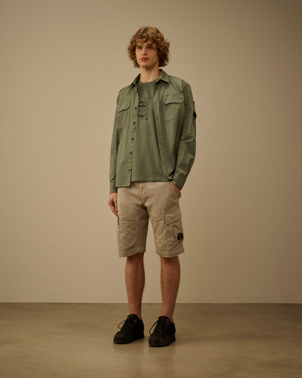 30/1 Jersey Short Sleeve Printed T-Shirt, LAUREL WREATH - GREEN