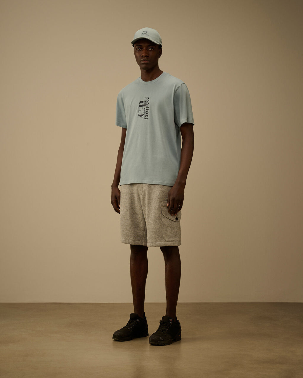 30/1 Jersey Short Sleeve Printed T-Shirt, SILVER BLUE