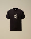30/1 Jersey Short Sleeve Printed T-Shirt, TOTAL ECLIPSE - BLUE