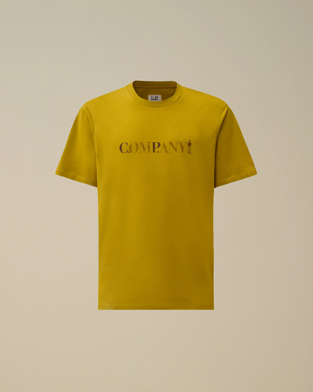 30/1 Jersey Short Sleeve Chest Logo T-Shirt, ANTIQUE MOSS -YELLOW