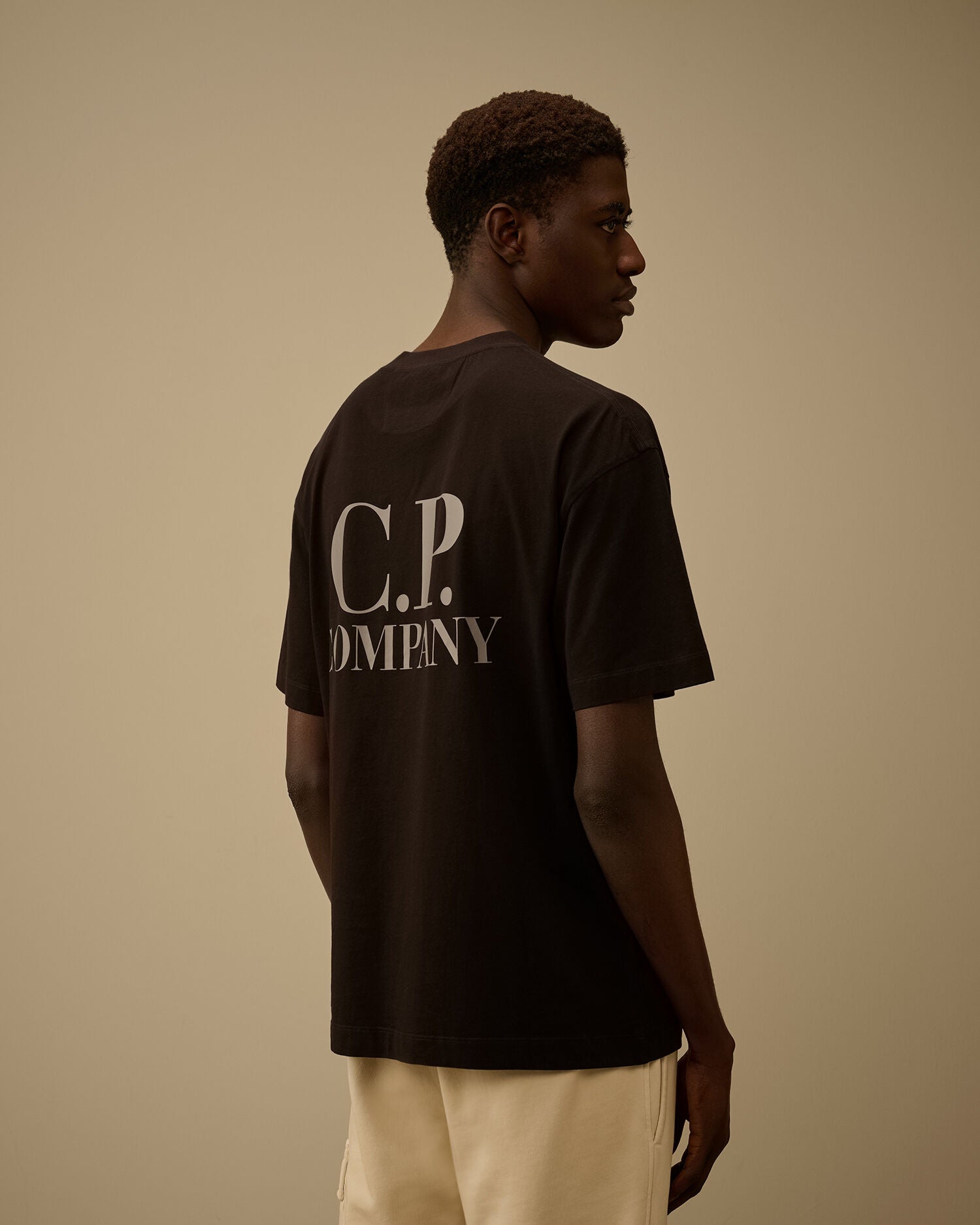 30/1 Jersey Short Sleeve Printed Graphics T-Shirt, BLACK