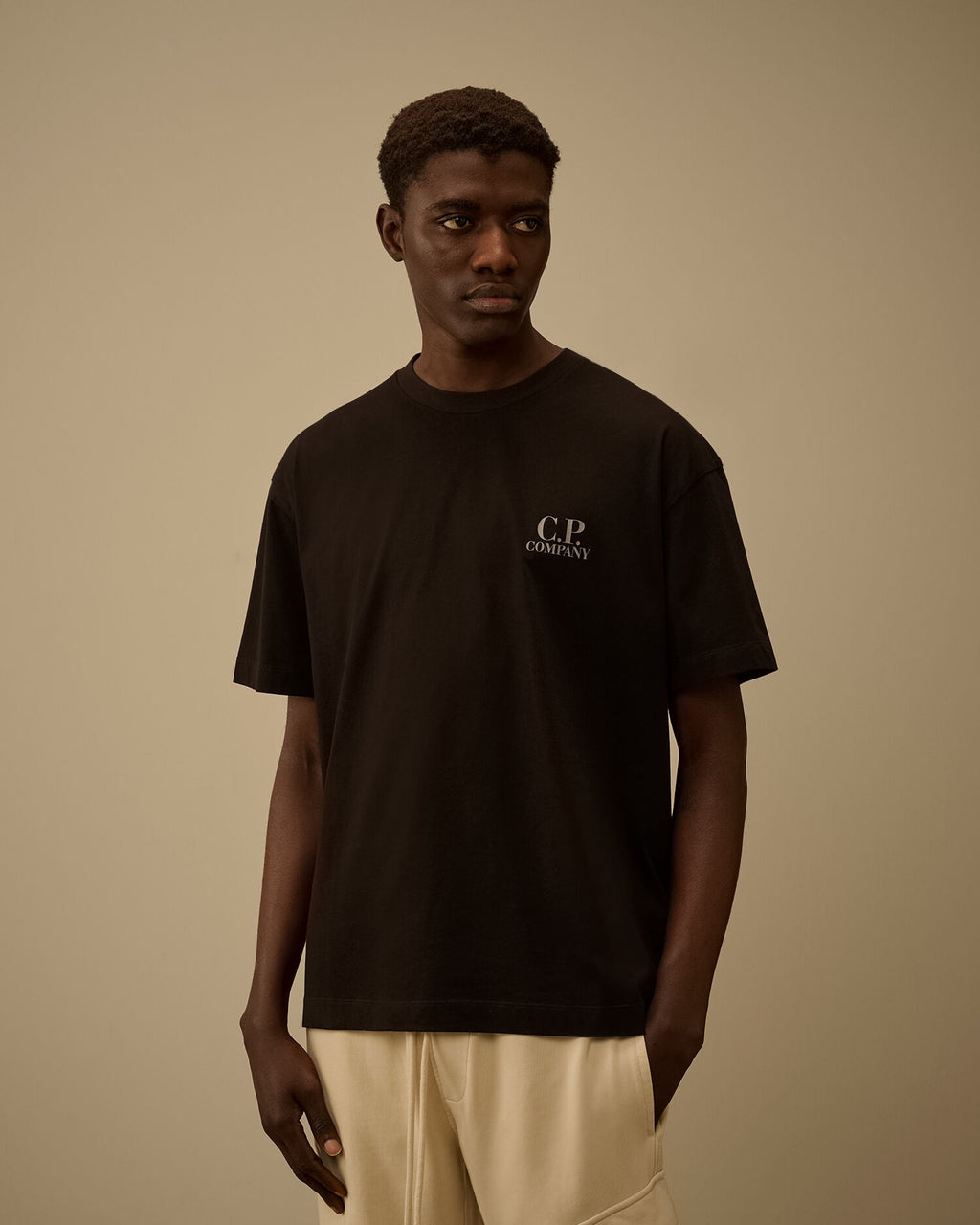 30/1 Jersey Short Sleeve Printed Graphics T-Shirt, BLACK