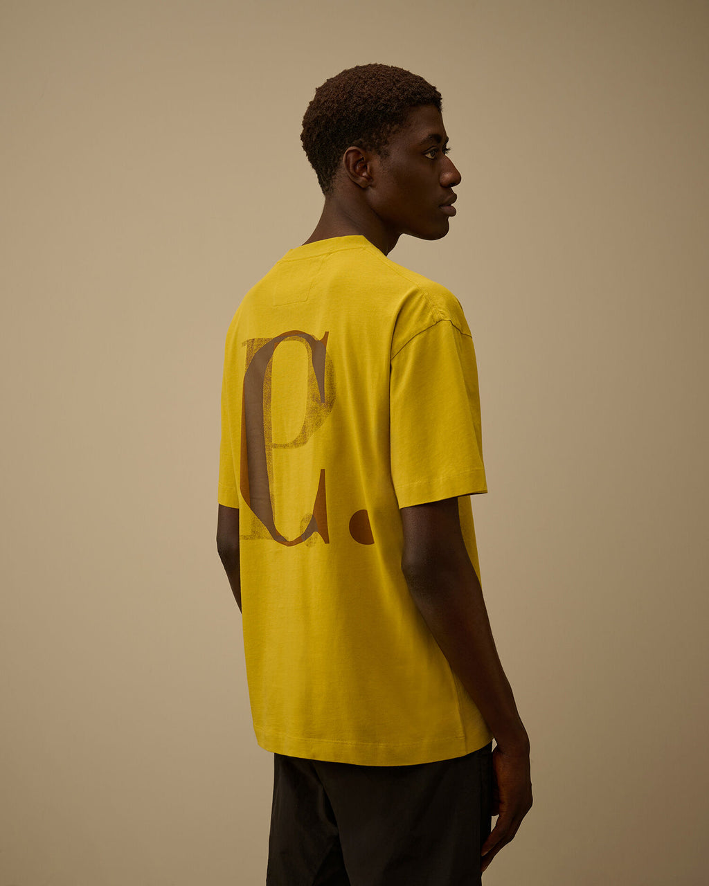 30/1 Jersey Short Sleeve Logo T-Shirt, ANTIQUE MOSS -YELLOW