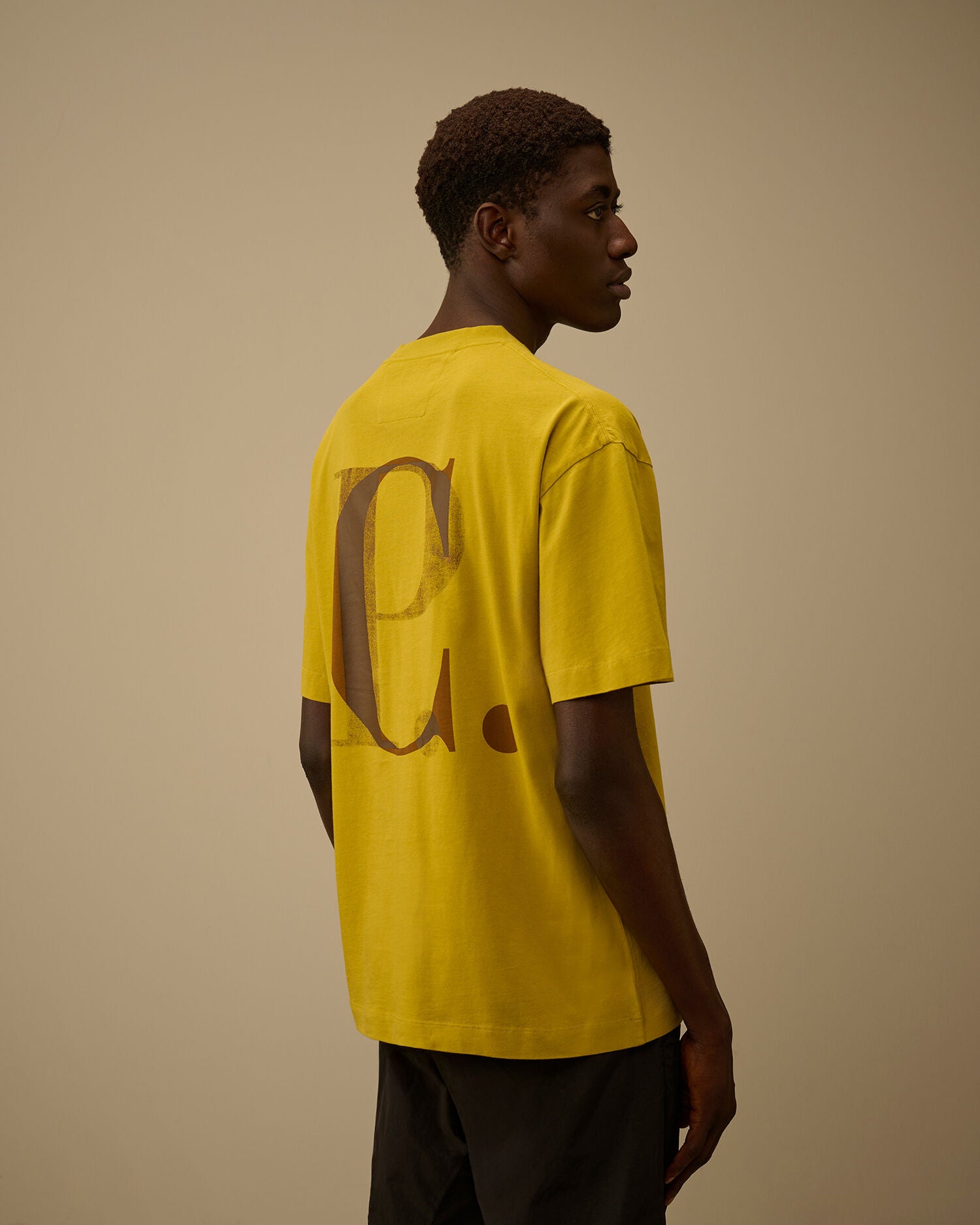 30/1 Jersey Short Sleeve Logo T-Shirt, ANTIQUE MOSS -YELLOW