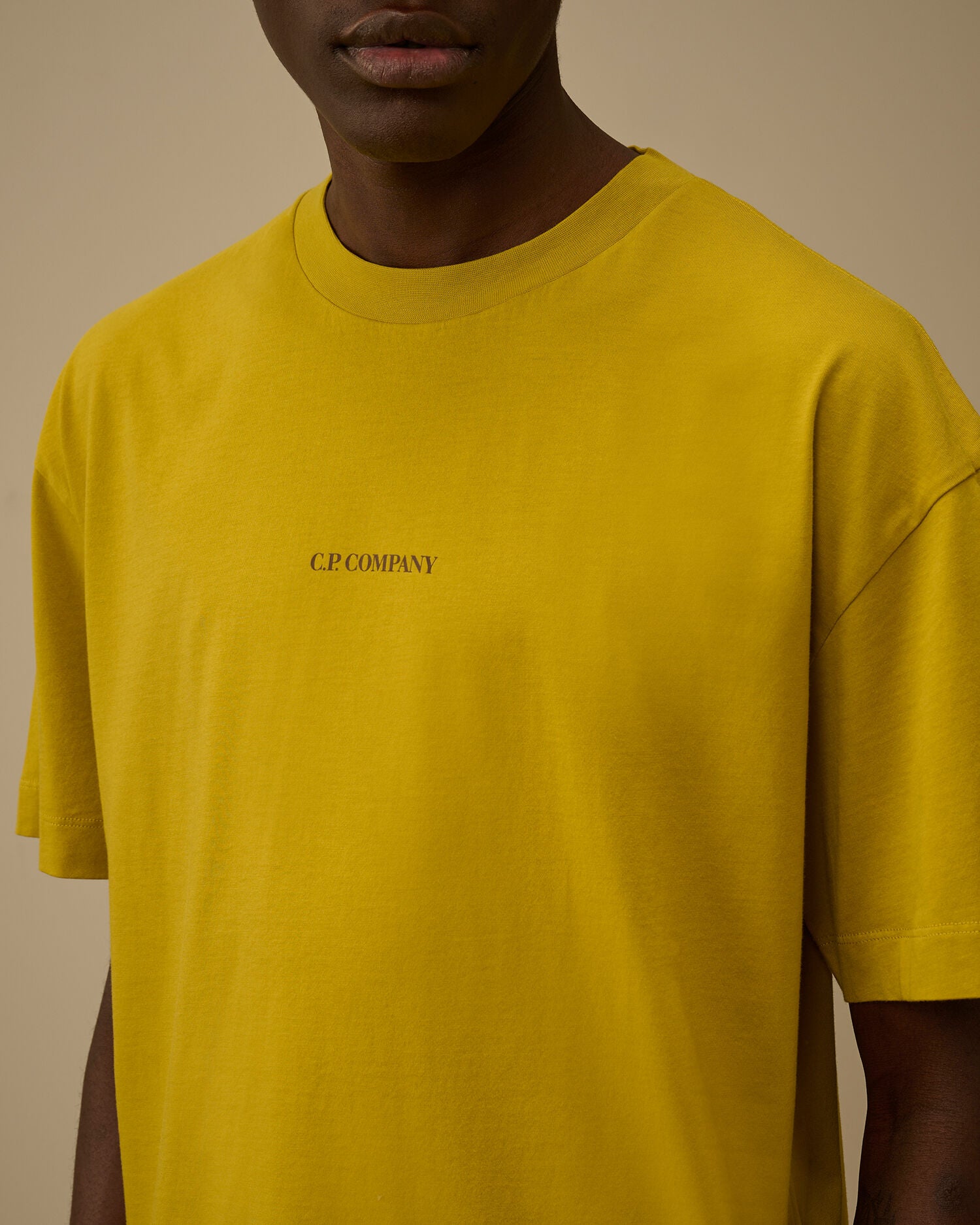 30/1 Jersey Short Sleeve Logo T-Shirt, ANTIQUE MOSS -YELLOW