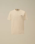 Mercerized Jersey 70/2 Gasato Short Sleeve Patch T-Shirt, GAUZE WHITE