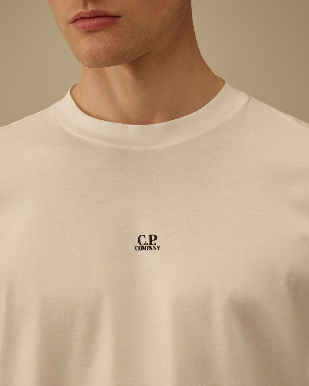 Mercerized Jersey 70/2 Gasato Short Sleeve T-Shirt, GAUZE WHITE