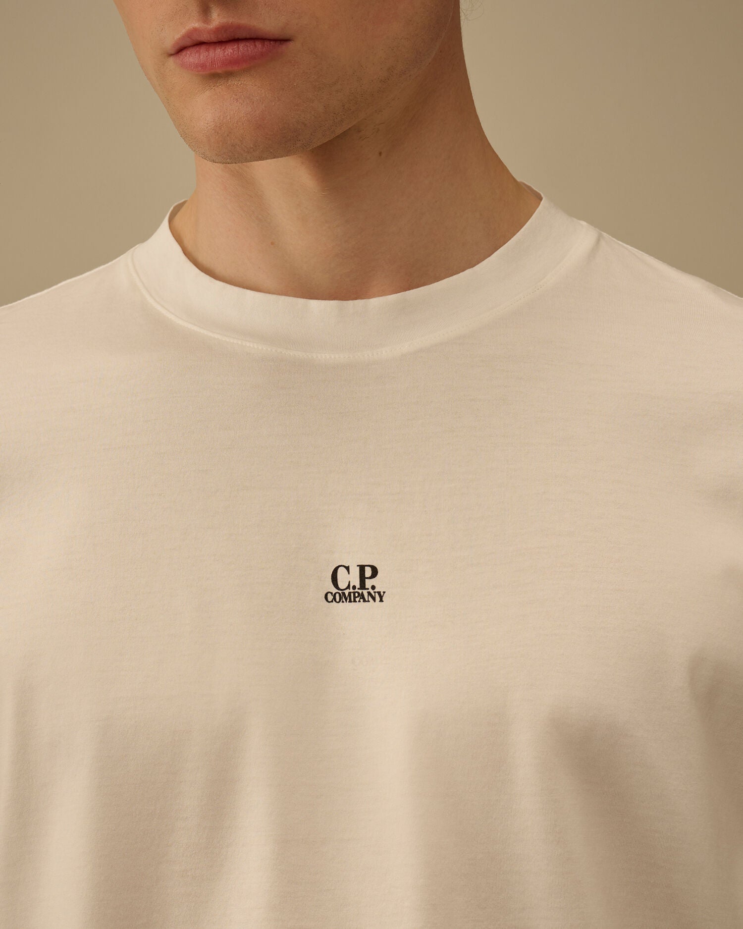 Mercerized Jersey 70/2 Gasato Short Sleeve T-Shirt, GAUZE WHITE