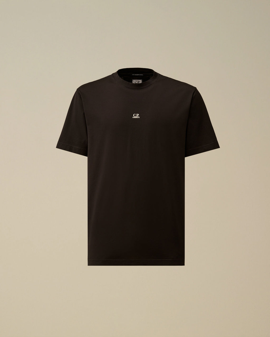 Mercerized Jersey 70/2 Gasato Short Sleeve T-Shirt, BLACK