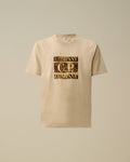 30/1 Jersey Short Sleeve Faded Logo T-Shirt, FROZEN DEW - WHITE