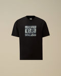 30/1 Jersey Short Sleeve Faded Logo T-Shirt, TOTAL ECLIPSE - BLUE