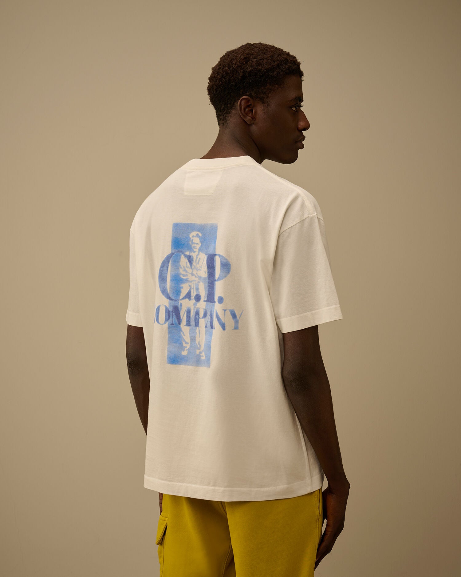 30/1 Jersey Comfort Logo T-Shirt, GAUZE WHITE