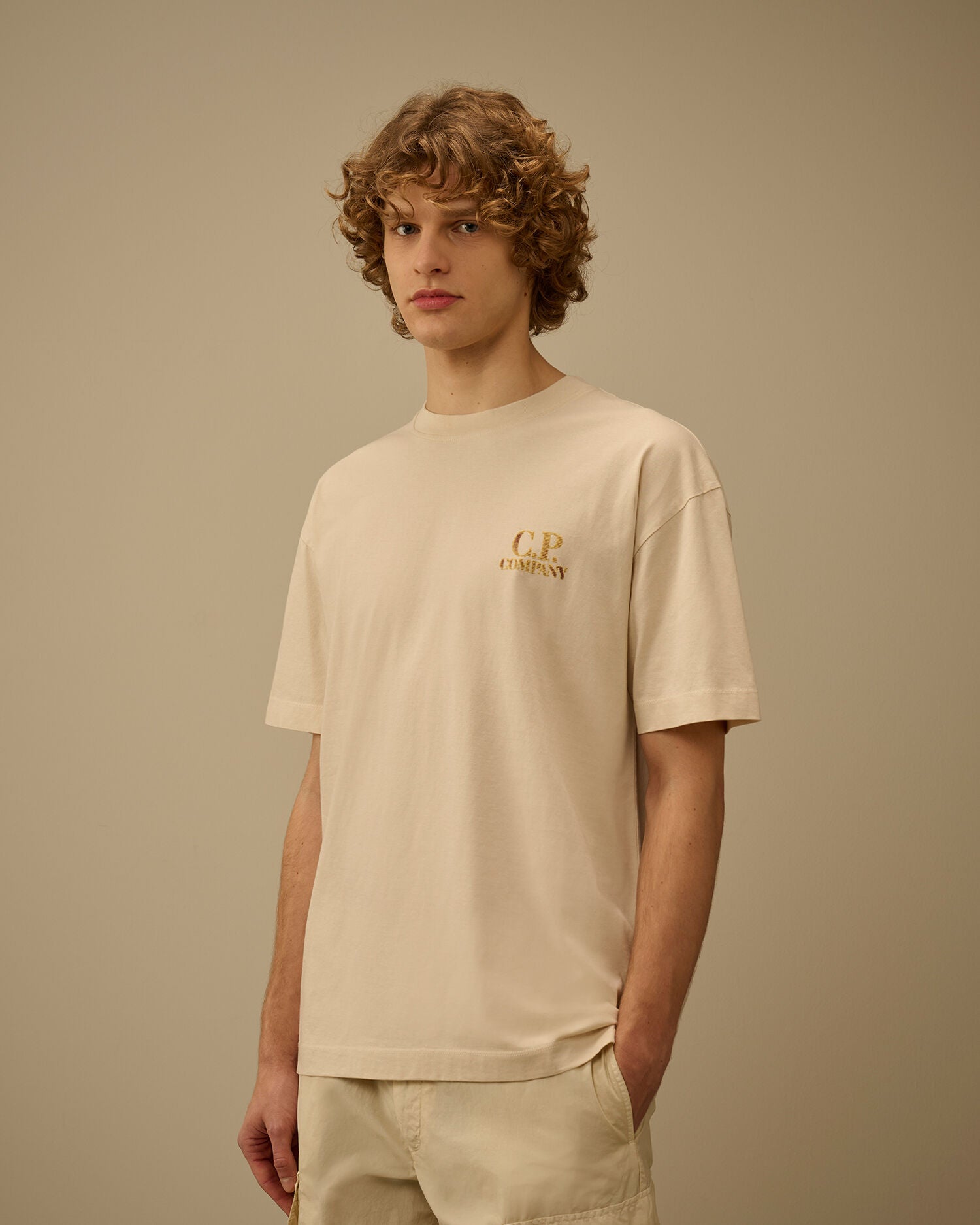 30/1 Jersey Comfort Logo T-Shirt, FROZEN DEW - WHITE