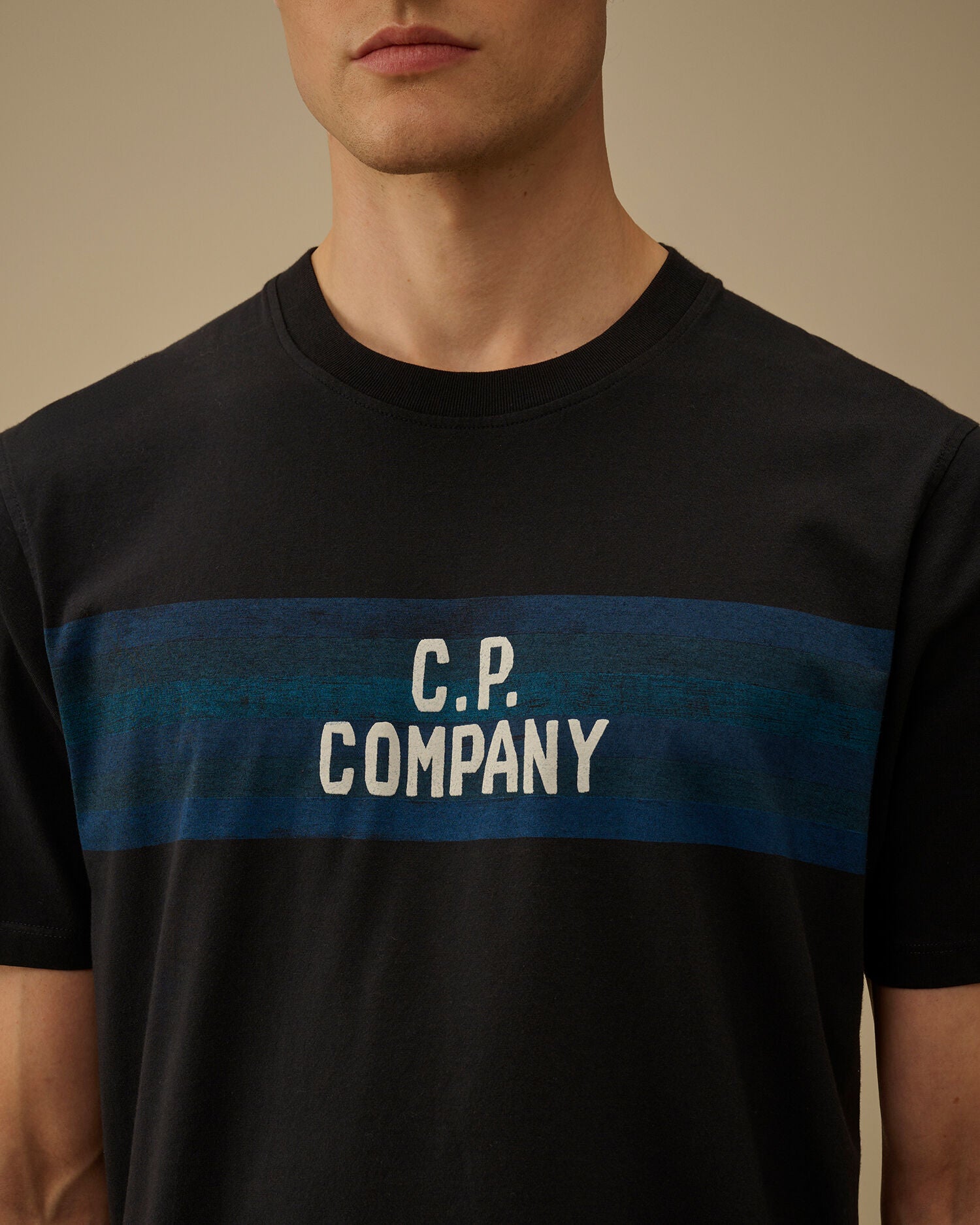 30/1 Jersey Short Sleeve Striped T-Shirt, TOTAL ECLIPSE - BLUE