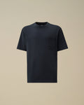 24/1 Piquet Pigment Dyed Short Sleeve T-Shirt, MIDNIGHT NAVY - BLUE