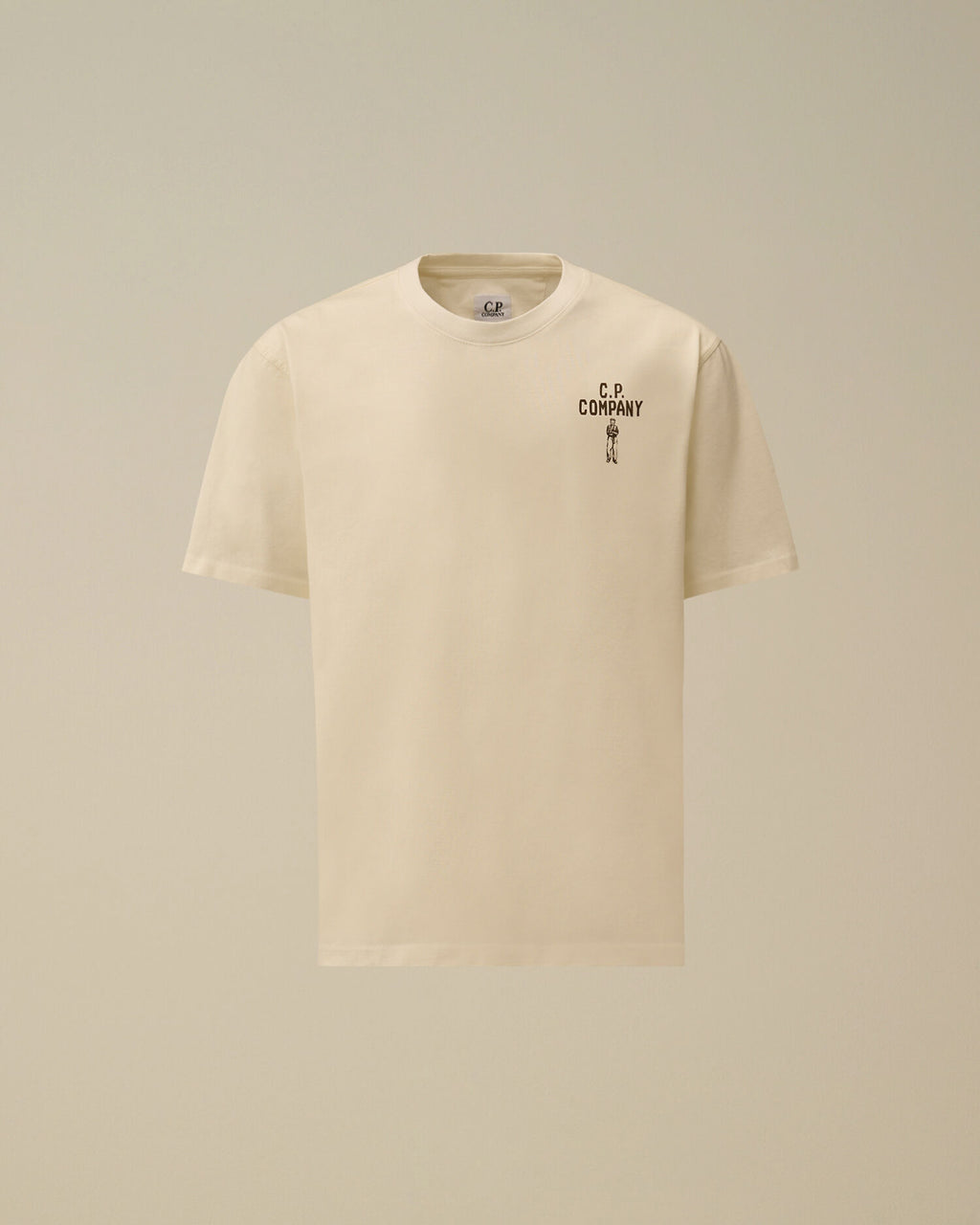 30/1 Jersey Short Sleeve British Sailor T-Shirt, GAUZE WHITE