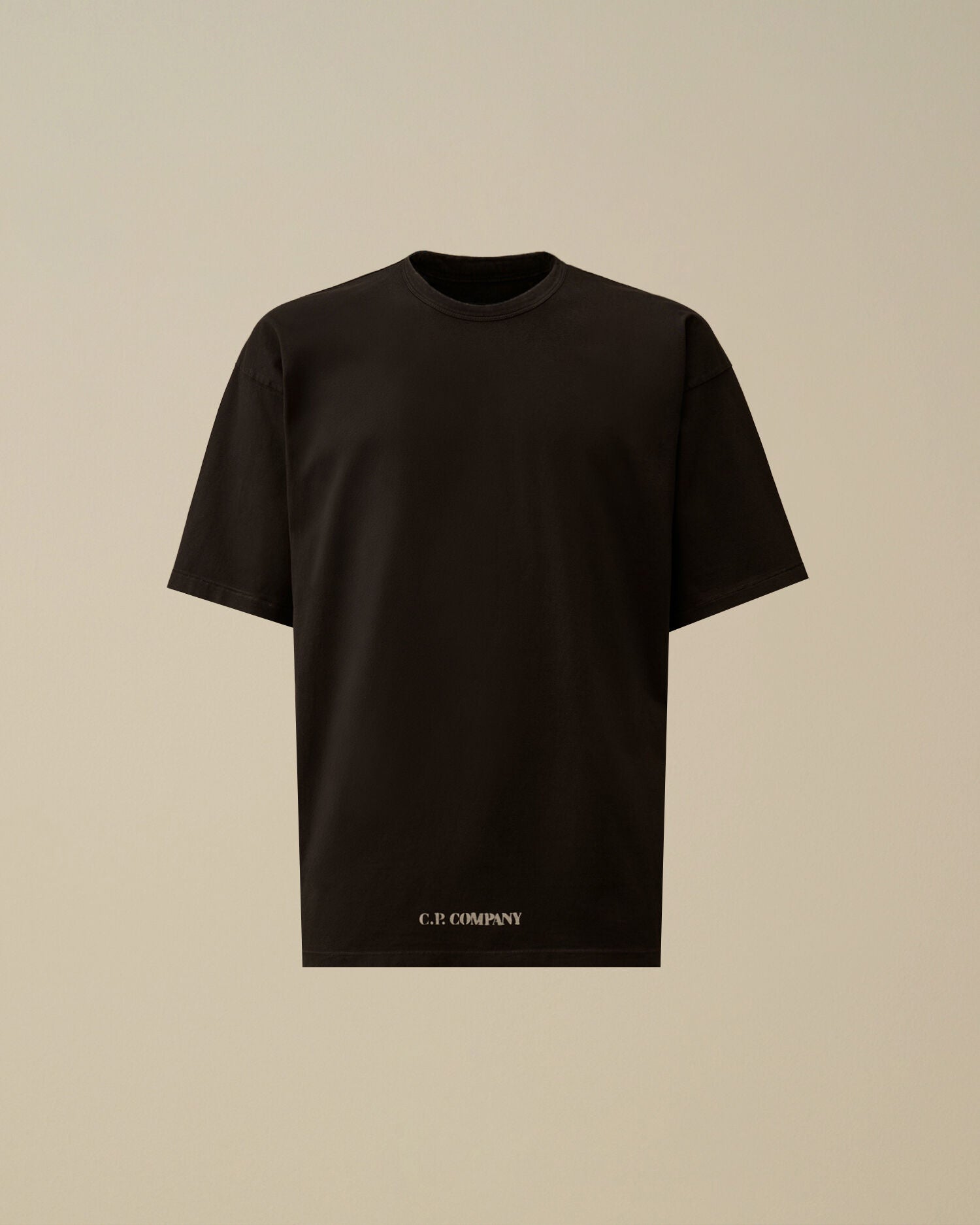 1020 Jersey Short Sleeve Stencil T-Shirt, BLACK