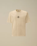 1020 Jersey Short Sleeve Embroidery T-Shirt, GAUZE WHITE